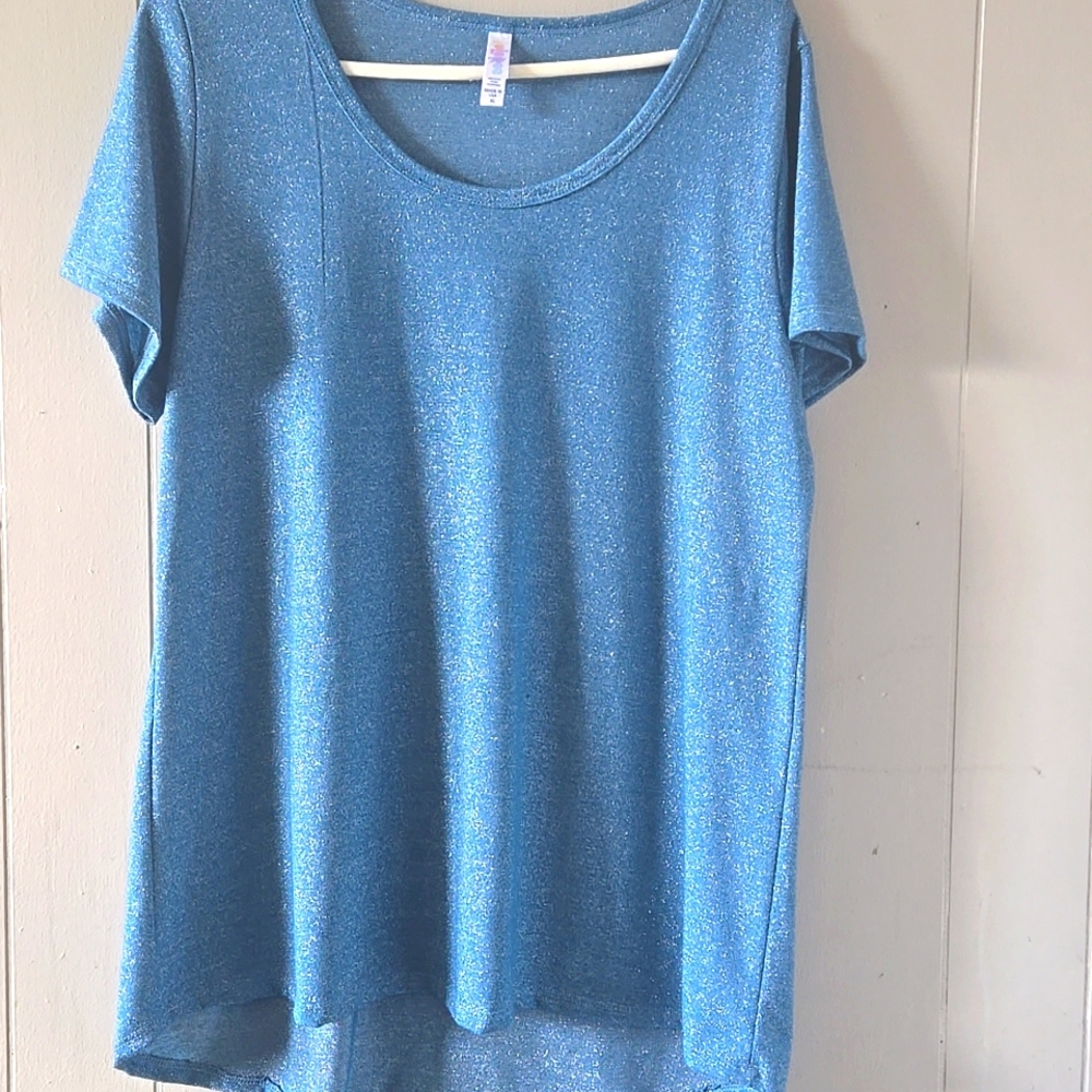 LuLaRoe Blue Short Sleeve Tee